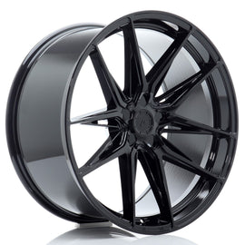 Cerchio in Lega JAPAN RACING JR44 21x10.5 ET15-40 5H con foratura su misura Gloss Black