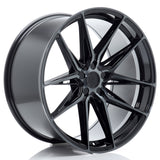 Cerchio in Lega JAPAN RACING JR44 21x10.5 ET15-40 5H con foratura su misura Black Machined w/ Tinted Face