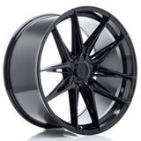 Cerchio in Lega JAPAN RACING JR44 21x11 ET11-46 5H con foratura su misura Gloss Black