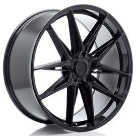 Cerchio in Lega JAPAN RACING JR44 22x10 ET20-46 5H con foratura su misura Gloss Black