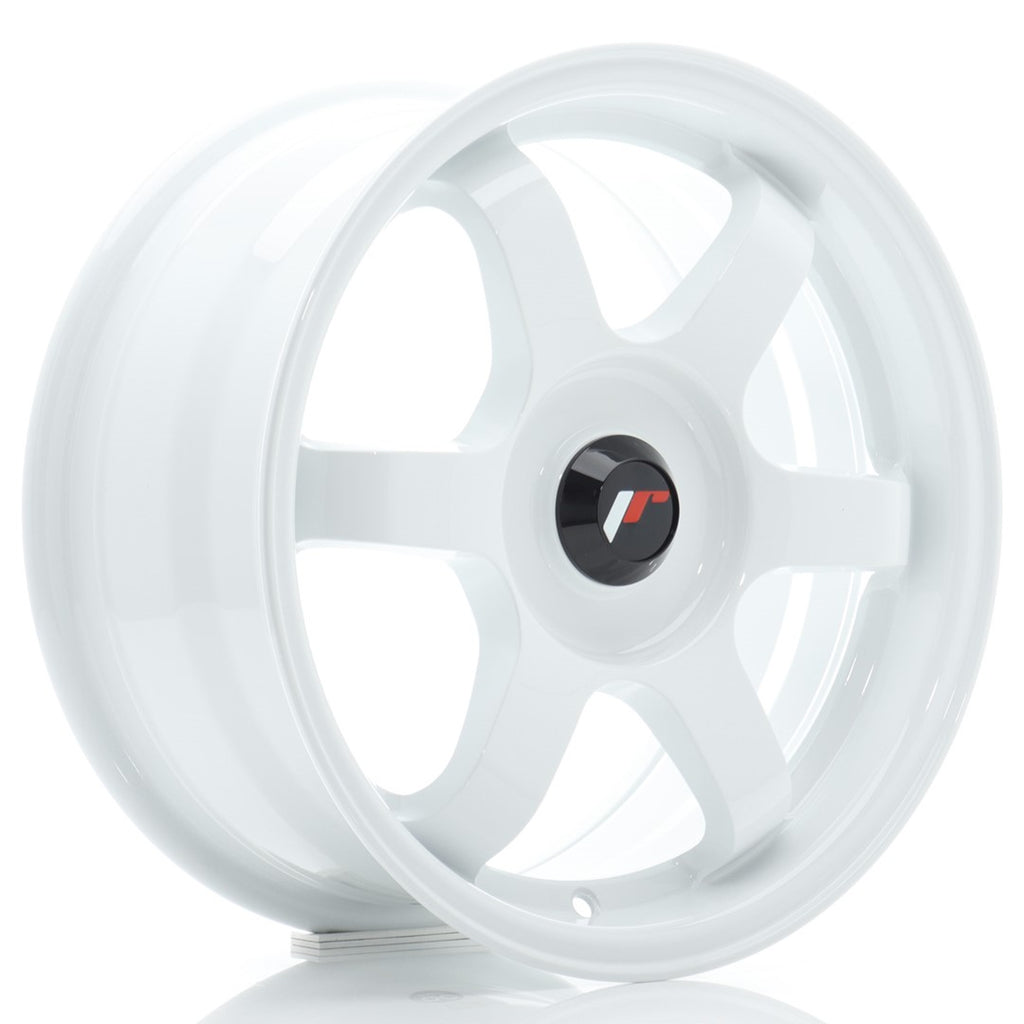Cerchio in Lega JAPAN RACING JR3 15x7 ET25-42 con foratura su misura White