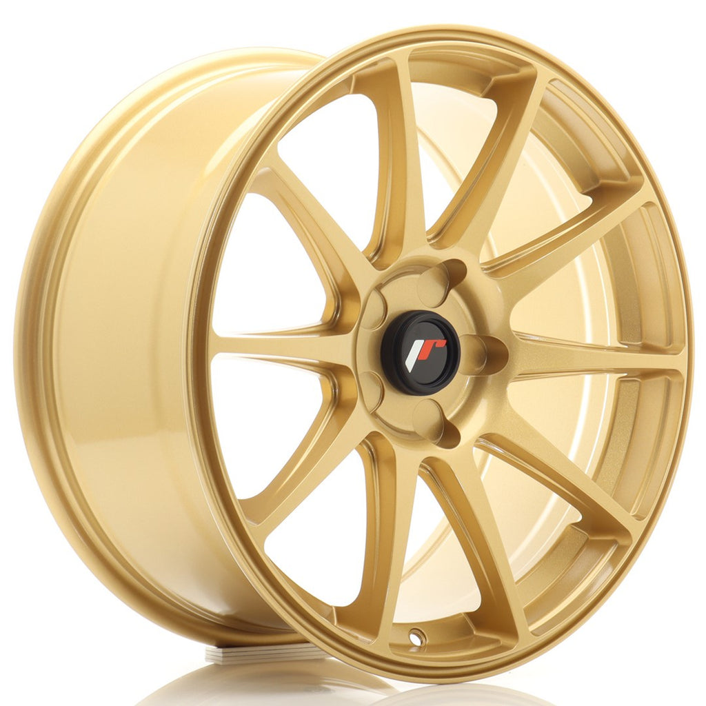 Cerchio in Lega JAPAN RACING JR11 18x8.5 ET20-40 5H con foratura su misura Gold
