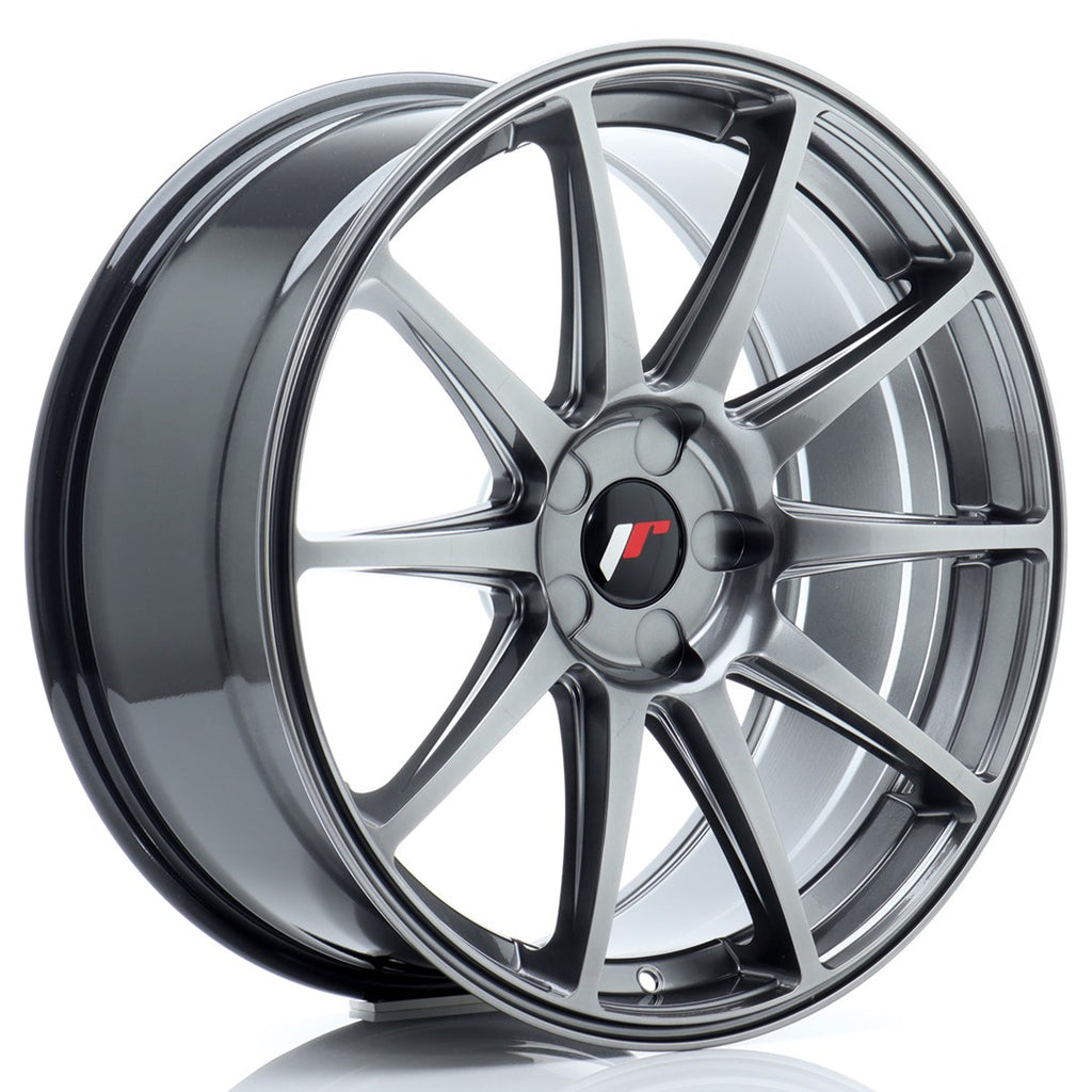 Cerchio in Lega JAPAN RACING JR11 19x8.5 ET35 5x120 Hyper Black