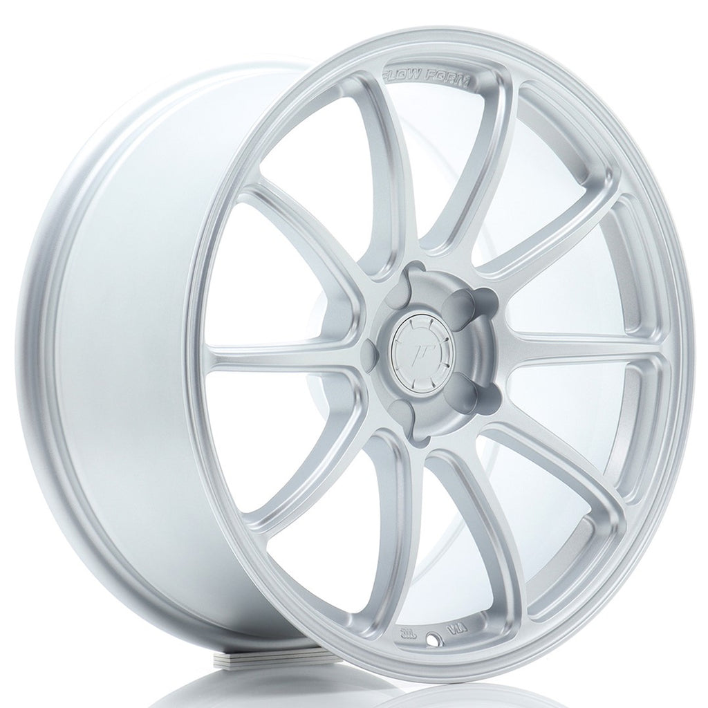 Cerchio in Lega JAPAN RACING SL04 18x8.5 ET20-42 5H con foratura su misura Matt Silver