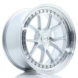 Cerchio in Lega JAPAN RACING JR39 19x10 ET15-40 5H con foratura su misura Silver Machined Face