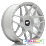Cerchio in Lega JAPAN RACING JR18 16x7 ET20-35 con foratura su misura Custom Finish