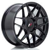 Cerchio in Lega JAPAN RACING JR18 16x7 ET20-35 4H con foratura su misura Gloss Black