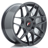 Cerchio in Lega JAPAN RACING JR18 16x7 ET20-35 4H con foratura su misura Hyper Gray