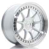 Cerchio in Lega JAPAN RACING JR47 18x8.5 ET15-35 5H con foratura su misura Silver Machined Face
