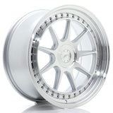 Cerchio in Lega JAPAN RACING JR47 19x9 ET15-40 5H con foratura su misura Silver Machined Face