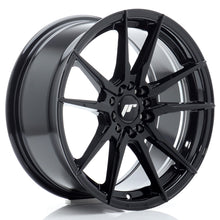 Carica l'immagine nel visualizzatore di Gallery, Cerchio in Lega JAPAN RACING JR21 17x8 ET35 5x110/120 Gloss Black
