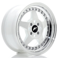 Load image into Gallery viewer, Cerchio in Lega JAPAN RACING JR6 15x7 ET35 4x100 White w/ Machined Lip