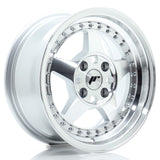 Cerchio in Lega JAPAN RACING JR6 15x7 ET35 4x100 Silver Machined Face