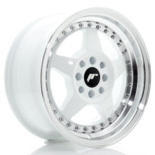 Load image into Gallery viewer, Cerchio in Lega JAPAN RACING JR6 15x7 ET25 4x100/108 White w/ Machined Lip