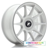 Cerchio in Lega JAPAN RACING JR11 16x7 ET25-30 con foratura su misura Custom Finish