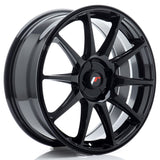 Cerchio in Lega JAPAN RACING JR11 18x7.5 ET20-40 4H con foratura su misura Gloss Black