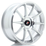 Cerchio in Lega JAPAN RACING JR11 18x7.5 ET20-40 con foratura su misura Silver Machined Face