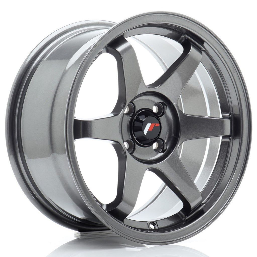 Cerchio in Lega JAPAN RACING JR3 16x8 ET25 4x100 Gun Metal