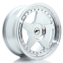 Carica l'immagine nel visualizzatore di Gallery, Cerchio in Lega JAPAN RACING JR6 17x8 ET20-35 con foratura su misura Silver Machined Face