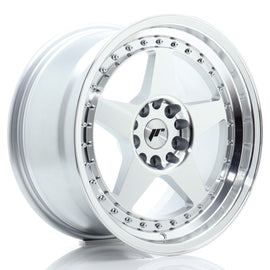 Cerchio in Lega JAPAN RACING JR6 17x9 ET25 5x114/120 Silver Machined Face