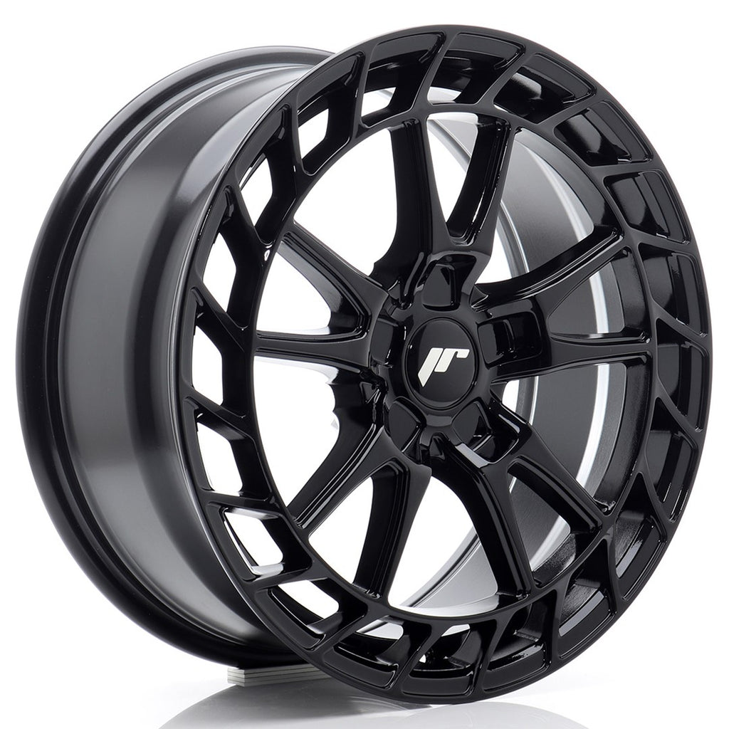 Cerchio in Lega JAPAN RACING JR45 18x8 ET25-45 5H con foratura su misura Gloss Black