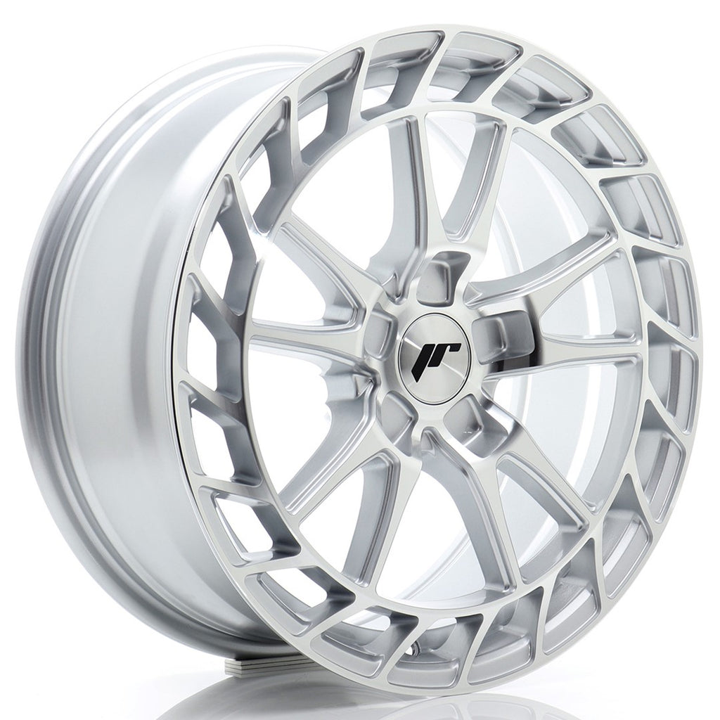 Cerchio in Lega JAPAN RACING JR45 18x8 ET25-45 5H con foratura su misura Silver Machined Face