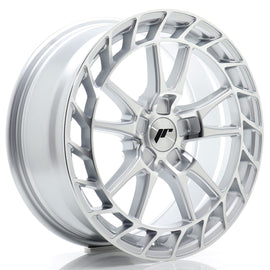 Cerchio in Lega JAPAN RACING JR45 18x8 ET25-45 5H con foratura su misura Silver Machined Face
