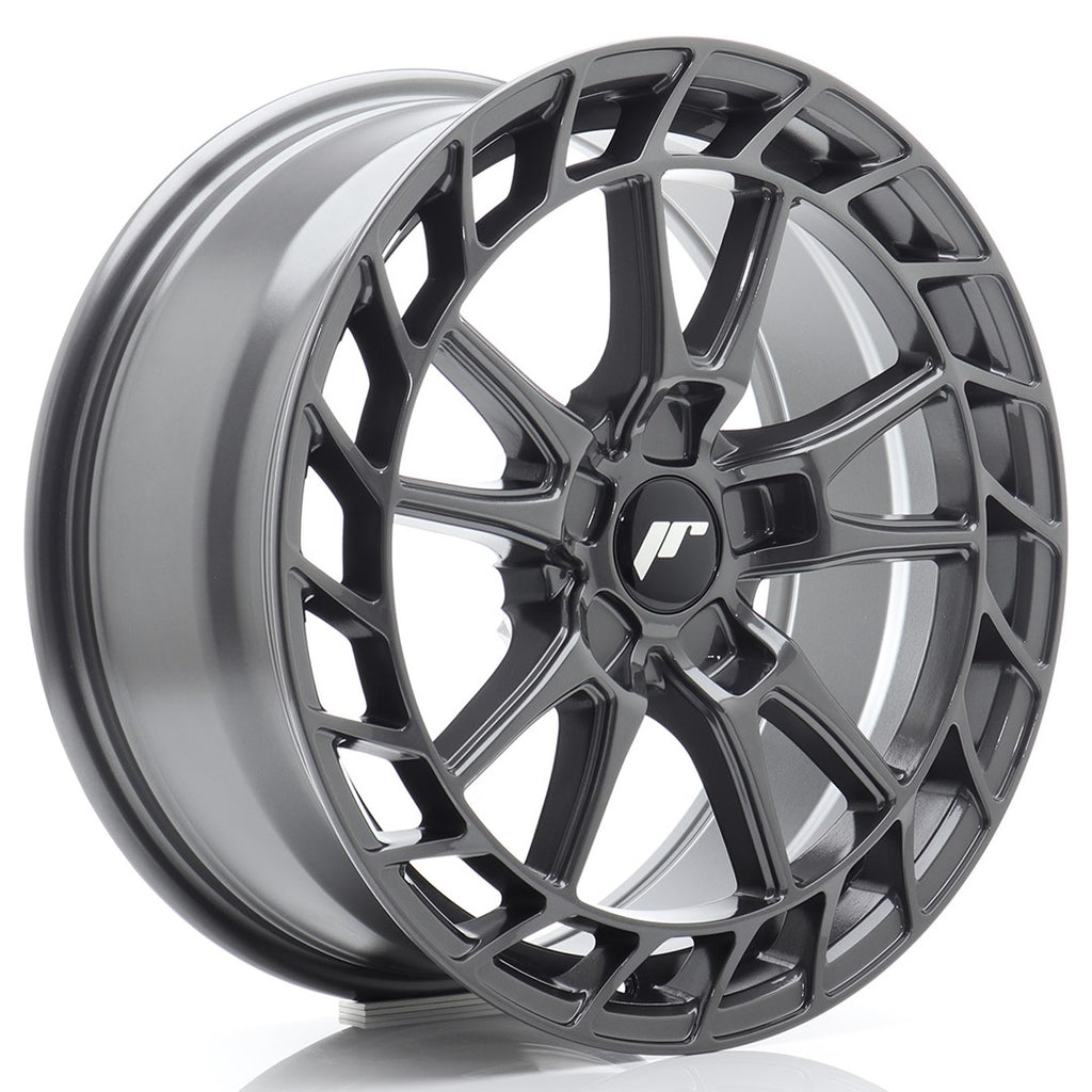 Cerchio in Lega JAPAN RACING JR45 18x8 ET25-45 5H con foratura su misura Hyper Gray