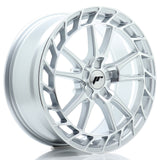 Cerchio in Lega JAPAN RACING JR45 19x8.5 ET20-50 5H con foratura su misura Silver Machined Face