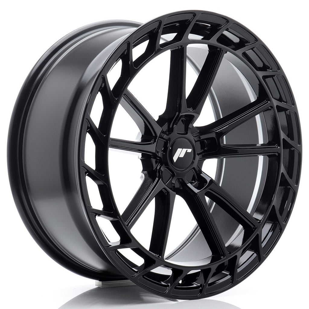 Cerchio in Lega JAPAN RACING JR45 21x9.5 ET15-35 5H con foratura su misura Gloss Black
