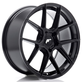 Cerchio in Lega JAPAN RACING JR30 18x8.5 ET20-45 5H con foratura su misura Gloss Black
