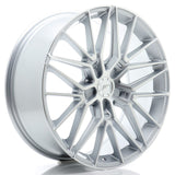 Cerchio in Lega JAPAN RACING JR38 20x8.5 ET20-45 5H con foratura su misura Silver Machined Face
