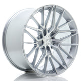 Cerchio in Lega JAPAN RACING JR38 20x10.5 ET15-45 5H con foratura su misura Silver Machined Face