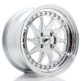 Cerchio in Lega JAPAN RACING JR26 16x8 ET30 4x100 Silver Machined Face