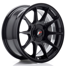 Load image into Gallery viewer, Cerchio in Lega JAPAN RACING JR11 15x7 ET30 4H con foratura su misura Gloss Black