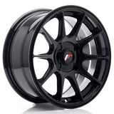 Cerchio in Lega JAPAN RACING JR11 15x7 ET30 4H con foratura su misura Gloss Black