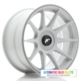 Cerchio in Lega JAPAN RACING JR11 16x8 ET25 con foratura su misura Custom Finish