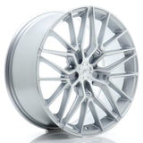Cerchio in Lega JAPAN RACING JR38 19x8.5 ET20-45 5H con foratura su misura Silver Machined Face