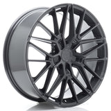 Cerchio in Lega JAPAN RACING JR38 20x9 ET20-51 5H con foratura su misura Hyper Gray