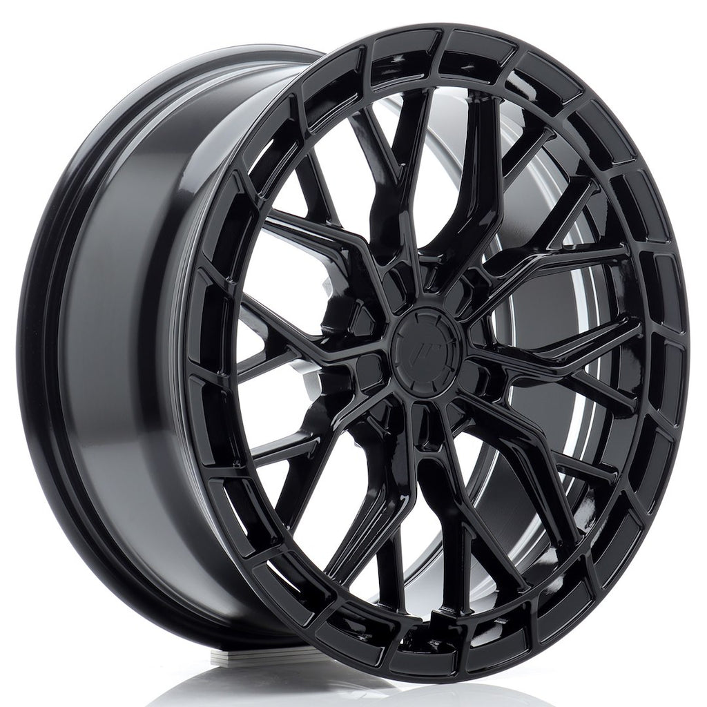 Cerchio in Lega JAPAN RACING JR48 18x8 ET20-45 5H con foratura su misura Gloss Black