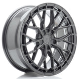 Cerchio in Lega JAPAN RACING JR48 18x8 ET20-45 5H con foratura su misura Hyper Gray