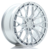 Cerchio in Lega JAPAN RACING JR48 18x8 ET20-45 5H con foratura su misura Hyper Silver