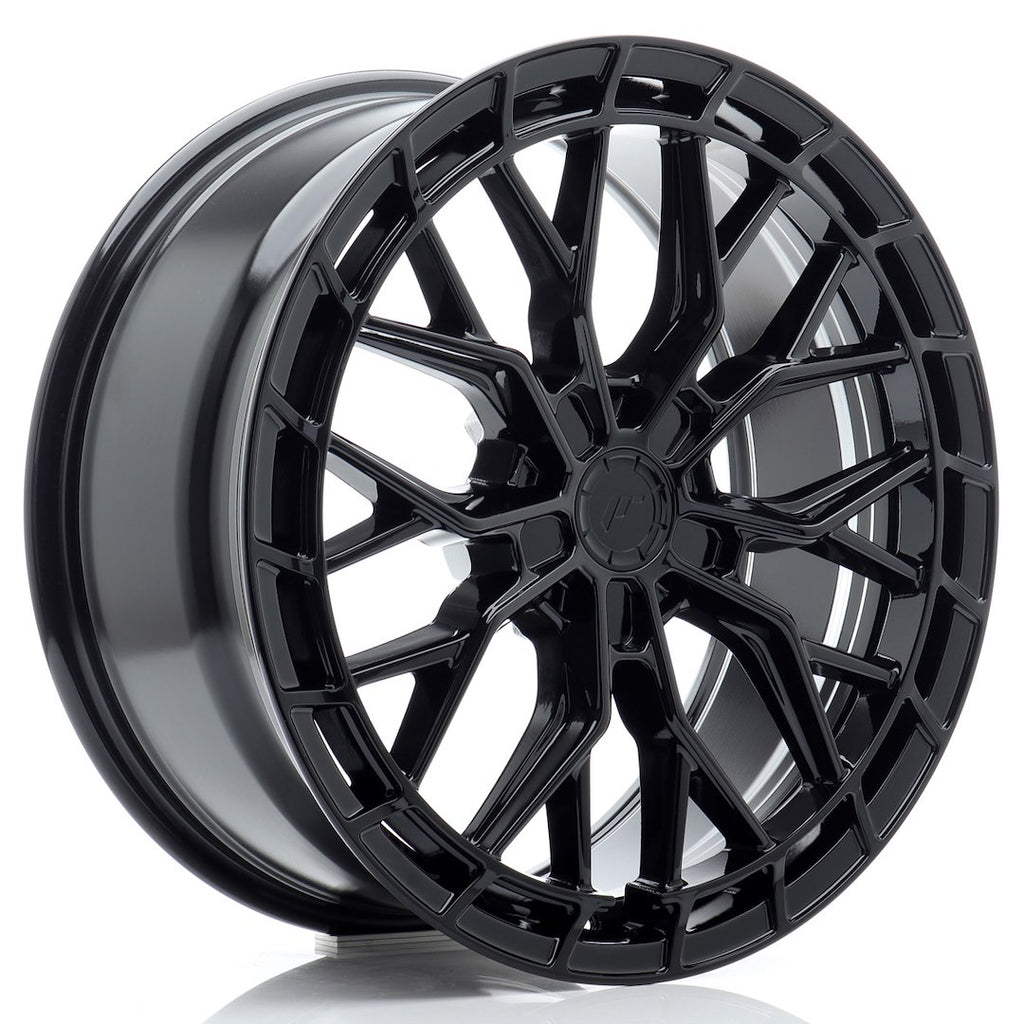 Cerchio in Lega JAPAN RACING JR48 19x8.5 ET20-45 5H con foratura su misura Gloss Black