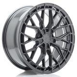 Cerchio in Lega JAPAN RACING JR48 19x8.5 ET20-45 5H con foratura su misura Hyper Gray