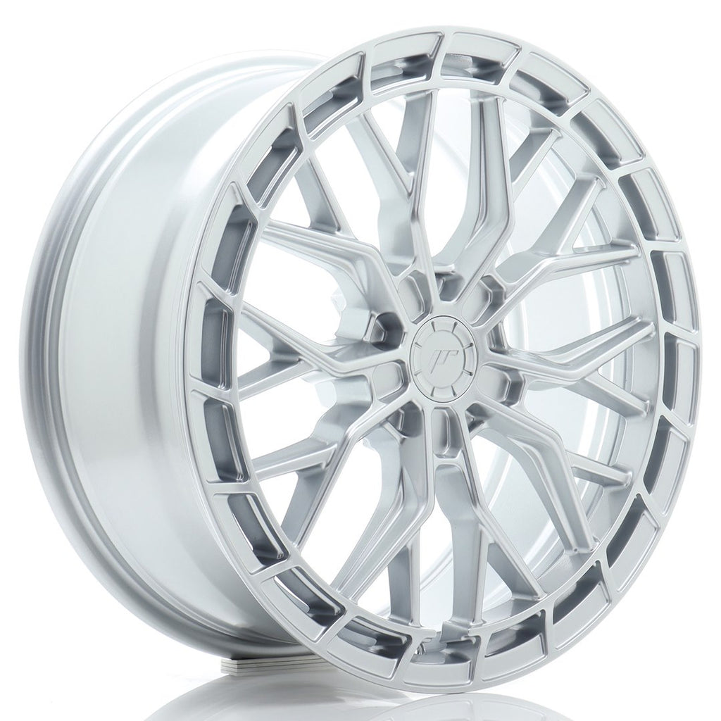 Cerchio in Lega JAPAN RACING JR48 19x8.5 ET20-45 5H con foratura su misura Hyper Silver
