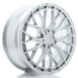 Cerchio in Lega JAPAN RACING JR48 19x8.5 ET20-45 5H con foratura su misura Hyper Silver