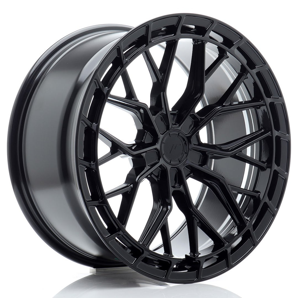 Cerchio in Lega JAPAN RACING JR48 19x9.5 ET20-45 5H con foratura su misura Gloss Black