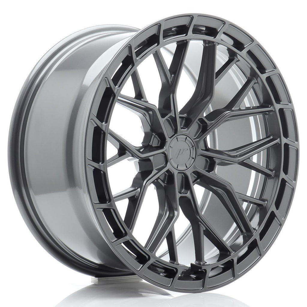 Cerchio in Lega JAPAN RACING JR48 19x9.5 ET20-45 5H con foratura su misura Hyper Gray