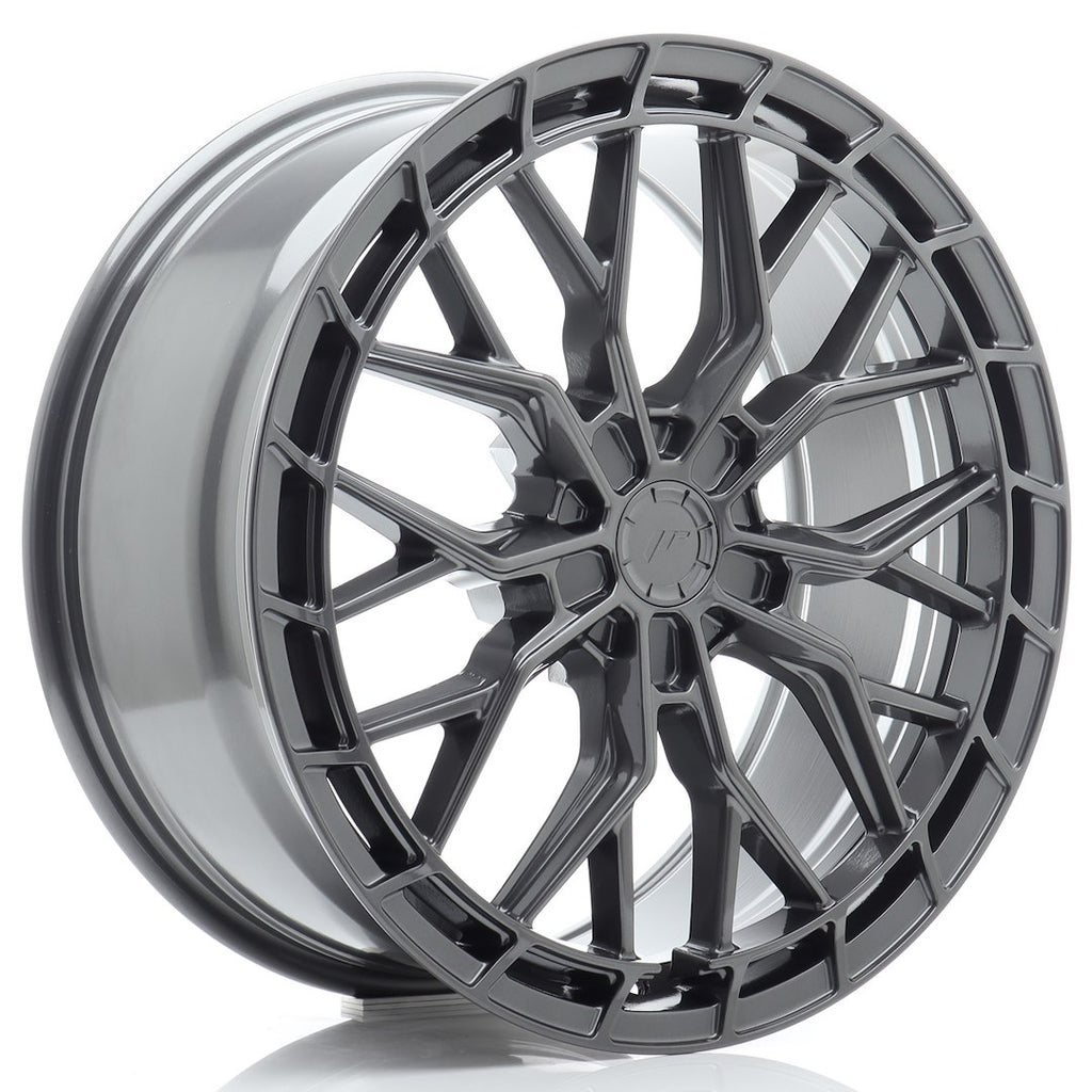 Cerchio in Lega JAPAN RACING JR48 20x8.5 ET20-45 5H con foratura su misura Hyper Gray