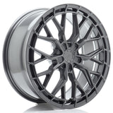 Cerchio in Lega JAPAN RACING JR48 20x9 ET20-51 5H con foratura su misura Hyper Gray